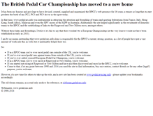 Tablet Screenshot of pedalcars.info